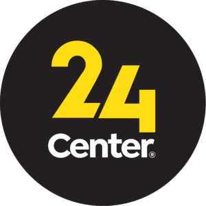 24 Center-logotypen är ett varumärke